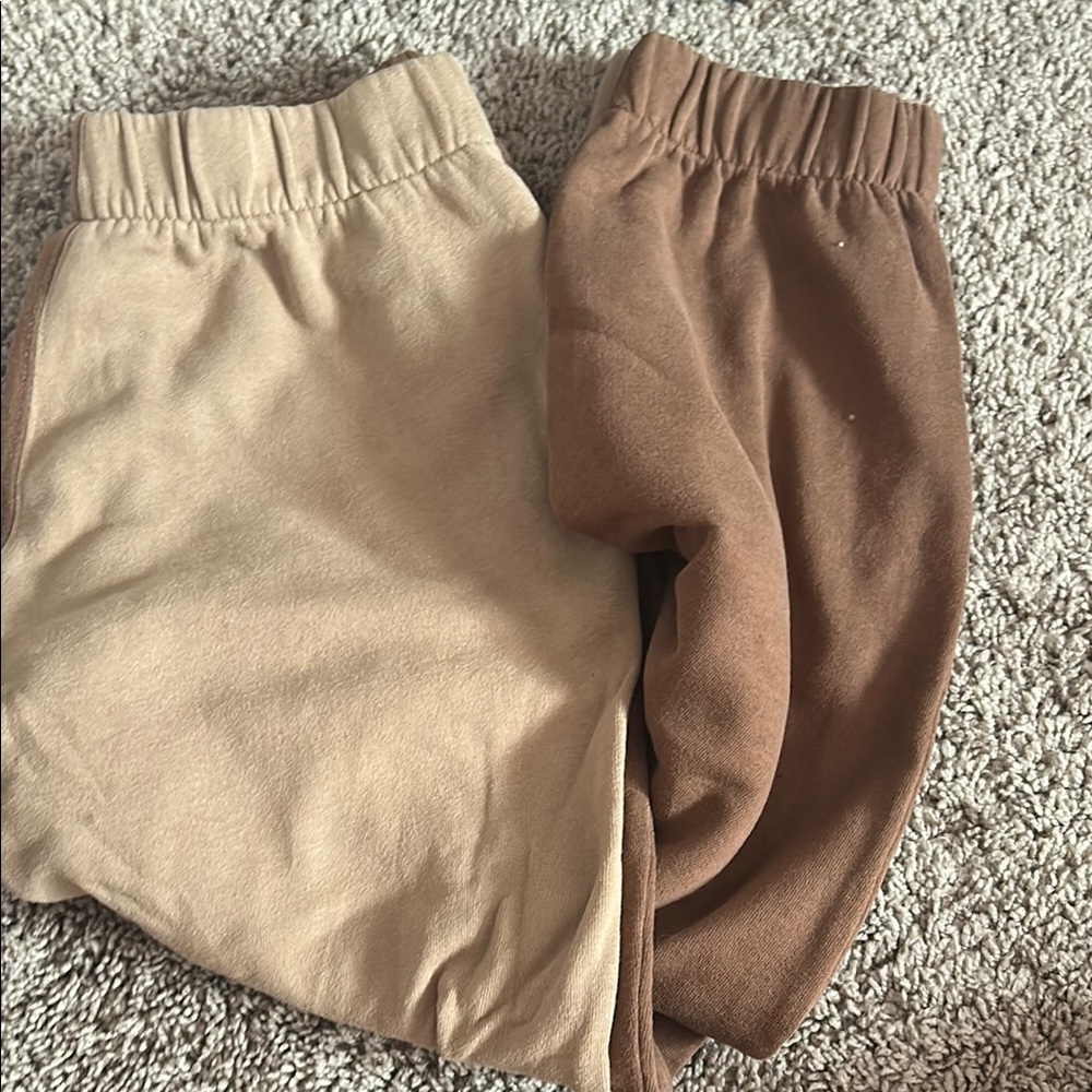 Kids Tan and Brown Bottoms
